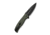 Civivi Knives Incindie 3.48 Folding Spear Point Plain Black Stonewashed 14C28N Steel Blade, OD Green Textured G10 Handle,C23053-2