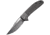 CIVIVI Ortis Linerlock CF Folding Knife, 3.25 Damascus steel clip point blade, Carbon fiber handle, C2013DS-1