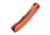 CIVIVI Outlaw Muk Flipper &amp; Button Lock Knife Orange G10 Handle 3.47inch Stonewashed 14c28n Blade