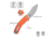 CIVIVI Outlaw Muk Flipper &amp; Button Lock Knife Orange G10 Handle 3.47inch Stonewashed 14c28n Blade