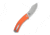 CIVIVI Outlaw Muk Flipper &amp; Button Lock Knife Orange G10 Handle 3.47inch Stonewashed 14c28n Blade