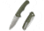 CIVIVI Photonix Flipper &amp; Thumb Stud Knife Od Green Coarse G10 Handle 3.7inch Satin Finished 14c28n Blade C23081b-2 - C23081B-2