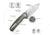 CIVIVI Sentinel Strike Ii Flipper &amp; Thumb Stud &amp; Button Lock Knife Gray Aluminum Handle With Od Green Frn Integral Spacer - C22025D-2