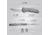 CIVIVI Synergy4 Gray Folding Knife, 5.38in Closed, 4in Satin Nitro V Steel Tanto Blade, Gray Sculpted G10 Handle, Nylon Case, C21018B-2