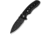 CIVIVI Triptych Flipper &amp; Thumb Stud &amp; Button Lock Knife Black G10 Handle 2.97inch Black Stonewashed 14c28n Blade - C23085B-1