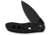 CIVIVI Triptych Flipper &amp; Thumb Stud &amp; Button Lock Knife Black G10 Handle 2.97inch Black Stonewashed 14c28n Blade - C23085B-1