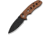 CIVIVI Triptych Flipper &amp; Thumb Stud &amp; Button Lock Knife Guibourtia Wood Handle 2.97inch Black Stonewashed 14c28n Blade - C23085B-3