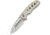 CIVIVI Triptych Flipper &amp; Thumb Stud &amp; Button Lock Knife Ivory G10 Handle 2.97inch Satin Finished 14c28n Blade - C23085B-2