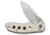 CIVIVI Triptych Flipper &amp; Thumb Stud &amp; Button Lock Knife Ivory G10 Handle 2.97inch Satin Finished 14c28n Blade - C23085B-2