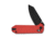CIVIVI Yonder Thumb Stud &amp; Crossbar Lock Knife Red G10 Handle 2.88inch Black Stonewashed 14c28n Blade