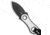 Cjrb CJRB Knap Fixed Blade Knife White G-10 1.2" Black PVD, White, AR-RPM9, adult, BHQ-203104