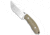 Cjrb CJRB Mutt Fixed Blade Knife OD Green Micarta 3.2" Sand Polish, OD Green, AR-RPM9, adult, BHQ-218871