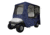 Classic Accessories Fairway Golf Cart Deluxe Enclosure, Long Roof, Navy 4010557