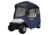 Classic Accessories Fairway Travel Golf Cart Short Roof Enclosure, Navy 4010583