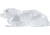 Clear Ballistics Ballistics Gel 3-D Rabbit Target, Clear, CBG-7970