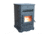 Cleveland Iron Works Large Pellet Stove - 130 lb Hopper, 36.5x24.5in, Black, F500205