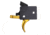 CMC Triggers AR-15/AR-10 Trigger Group Single Stage, Small Pin, Curved, 3.5lb Pull, Goldfinger, 91501GF