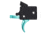 CMC Triggers AR-15/AR-10 Trigger Group Single Stage, Small Pin, Curved, 3.5lb Pull, Southern Teal, 91501ST