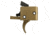 CMC Triggers AR-15/AR-10 Trigger Group Single Stage, Small Pin, Curved, 3.5lb Pull, Burnt Bronze, 91501BB