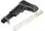 CMMG, Inc RipBrace Receiver Extension and Brace Kit, Micro/CQB, 6 - 8.5 inch, Black, 55CA957