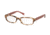 Coach HC6083 Single Vision Prescription Eyeglasses 5356-50 - Peach Tortoise/Crystal Berry Frame