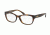 Coach HC6104F Single Vision Prescription Eyeglasses 5394-53 - Dark Tort/Dark Tort Gold Sig C Frame