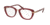 Coach HC6106B Eyeglass Frames 5454-50 - Aubergine Rose Gold Frame