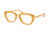 Coach HC6106B Eyeglass Frames 5455-50 - Amber/Gold Frame