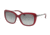 Coach L1004 HC8229 Single Vision Prescription Sunglasses HC8229-550311-55 - Lens Diameter 55 mm, Frame Color Aubergine