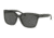 Coach L1007 HC8230F Sunglasses 550587-57 - Black Chunky Glitter Frame, Dark Grey Solid Lenses