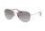Coach L1013 HC7079 Progressive Prescription Sunglasses, 58mm, Shiny Silver, HC7079-90014Q-58-PRO