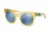 Coach L1047 HC8250 Sunglasses 55241U-51 - Yellow Trans Frame, Light Blue Solid Lenses