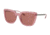 Coach L1064 HC8258U Prescription Sunglasses, 56mm, Transparent Purple, HC8258U-553575-56-SV