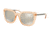 Coach L1064 HC8258U Prescription Sunglasses, 56mm, Transparent Peach, HC8258U-55637U-56-SV