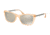 Coach L1065 HC8257U Progressive Prescription Sunglasses, 55mm, Transparent Peach, HC8257U-55637U-55-PRO