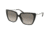 Coach L1066 HC8256U Sunglasses 500211-55 - Black Frame, Gray Gradient Lenses
