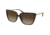 Coach L1066 HC8256U Sunglasses 512013-55 - Dark Tortoise Frame, Smoke Gradient Lenses