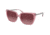 Coach L1066 HC8256U Sunglasses 55358H-55 - Transparent Purple Frame, Burgundy Gradient Lenses