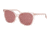 Coach L1101 HC8271U Progressive Prescription Sunglasses, 57mm, Transparent Pink, HC8271U-555669-57-PRO