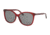 Coach L1101 HC8271U Progressive Prescription Sunglasses, 57mm, Transparent Burgundy, HC8271U-555787-57-PRO