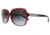 Coach L130 HC8155Q Progressive Prescription Sunglasses HC8155Q-532111-59 - Lens Diameter 59 mm, Frame Color Milky Black Cherry/Black