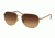 Coach L137 HC7053 Single Vision Prescription Sunglasses HC7053-922713-58 - Lens Diameter 58 mm, Frame Color Light Gold/ Crystal Lt Brown