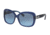Coach L139 HC8158 Sunglasses 539717-58 - Milky Navy/Milky Navy Sig C Frame, Grey Blue Gradient Lenses
