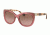 Coach L152 HC8171 Single Vision Prescription Sunglasses HC8171-537114-56 - Lens Diameter 56 mm, Frame Color Crystal Berry/Peach Tortoise
