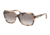 Coach L1599 HC8179F Sunglasses 54033B-58 - Peach Tortoise Frame, Grey Peach Gradient Lenses