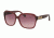 Coach L1602 HC8185 Sunglasses 5396G2-58 - Milky Black Cherry/Amaranth Sig C Frame, Burgundy Gradient Lenses