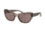 Coach L1632 HC8205 Single Vision Prescription Sunglasses HC8205-54477N-56 - Lens Diameter 56 mm, Frame Color Dirty Lilac