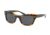 Coach L1653 HC8223 Sunglasses 544087-53 - Blk Amber Gltr Varsity Stripe Frame, Dark Grey Solid Lenses