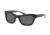 Coach L1653 HC8223 Sunglasses 548787-53 - Black Frame, Dark Grey Solid Lenses