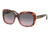 Coach L559 HC8158F Sunglasses 533990-58 - Purple Confetti/Purple Frame, Grey Purple Gradient Lenses